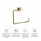Kibi Cube Bathroom Towel Ring - Brush Gold. KBA1506BG - alternate 2